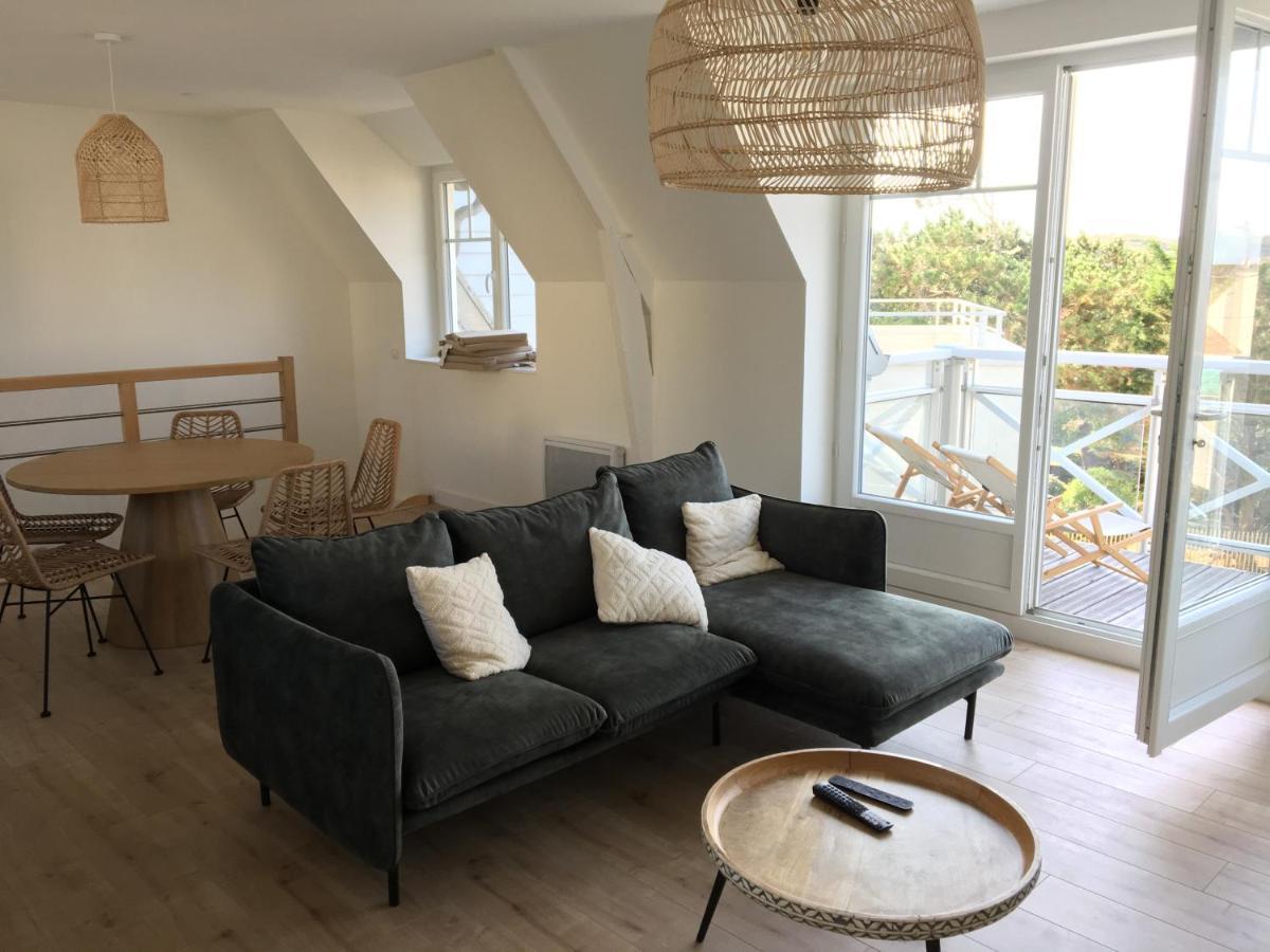 Nouveau! Superbe Appartement Avec Terrasse Vue Mer Ambleteuse Buitenkant foto